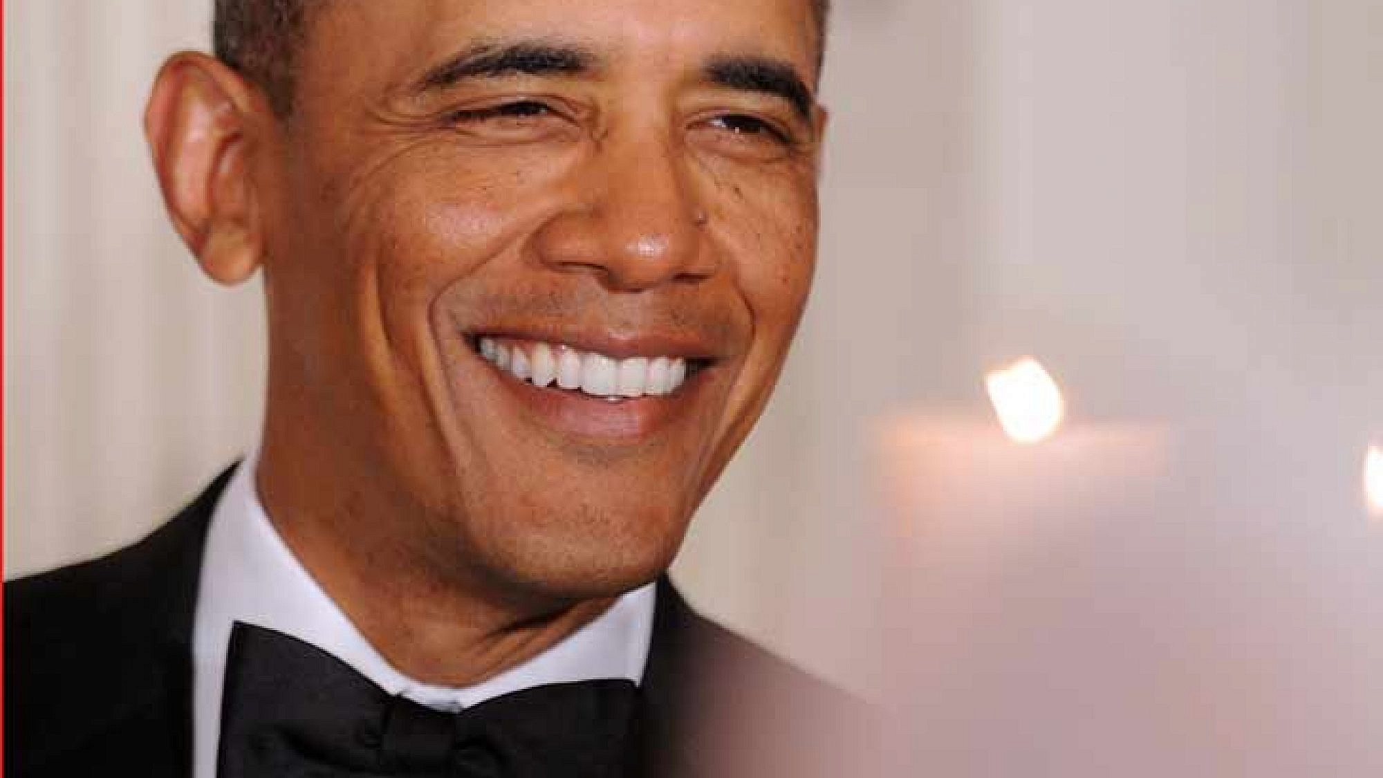 חיוך מצוחצח ששווה ביליוני דולרים. ברק אובמה מדגמן שיניים לתפארת | צלם: אימג'בנק ,מראות אימג'