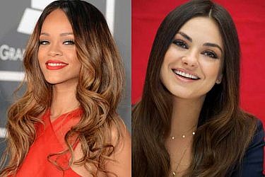 מימין: הכי טבעי (מילה קוניס), משמאל: צבע הדרגתי (ריהאנה) | צלם: אימג'בנק, מראות אימג'