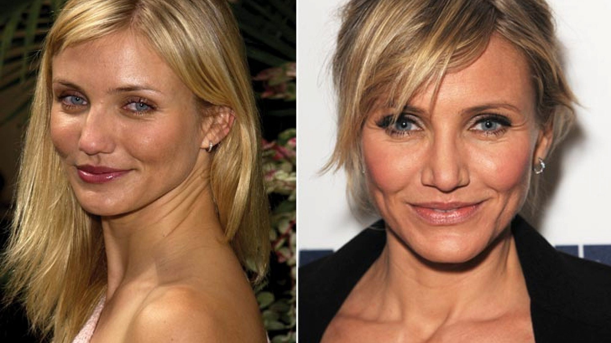 מימין: קמרון דיאז ב-2012; משמאל: קמרון ב-2001 | צלם: אימג'בנק ,מראות אימג'