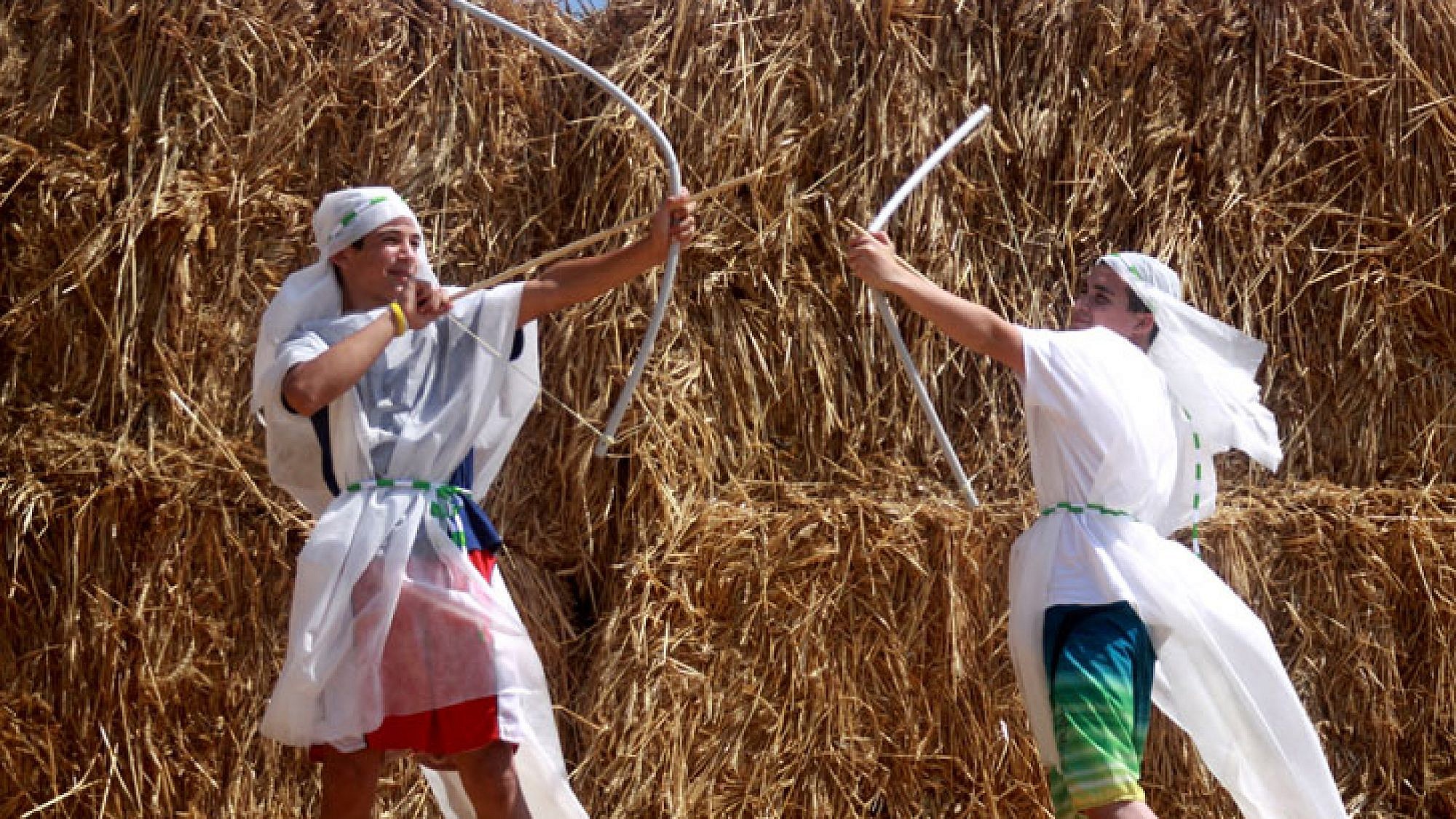 כמו בר כוכבא. פעילות בחץ וקשת בקיבוץ יד מרדכי | צלם: באדיבות תיירות יד מרדכי