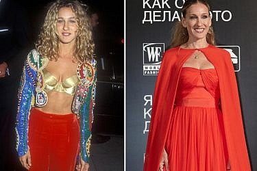 מצא את ההבדלים: שרה ג'סיקה ב-2011 (מימין), וב-1991 | צלם: אימג'בנק, מראות אימג'