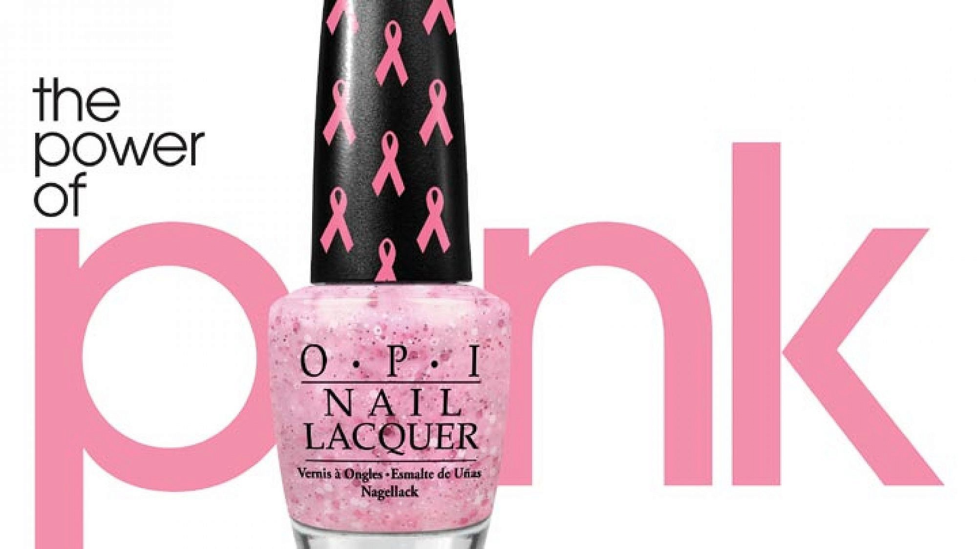 Think Pink. לקים של OPI במהדורה מוגבלת לחודשות המודעות לסרטן השד