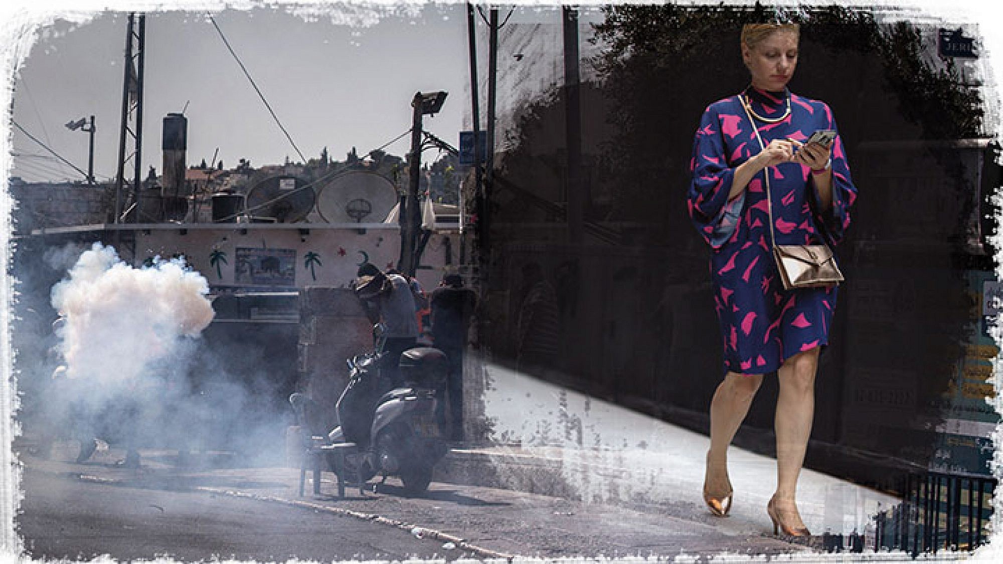 צילום הפגנה בשכונת ראס אל עמוד בירושלים: GettyImages | צילום עדי עוז בשבוע האופנה: אסף ליברפרוינד