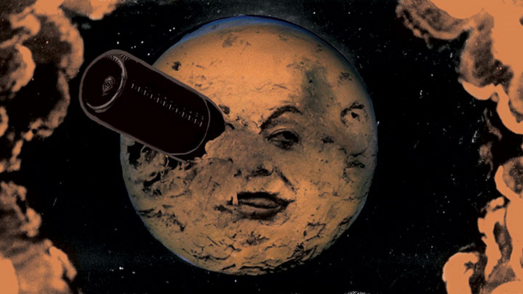 צילום מתוך הסרט "מסע אל הירח" של ז'ורז' מלייס