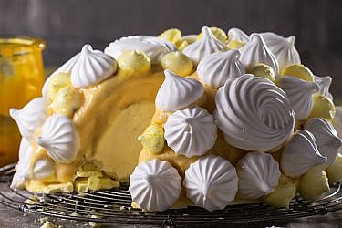 ושרין - עוגת גלידה צרפתית עם מרנג | צילום: שרית גופן