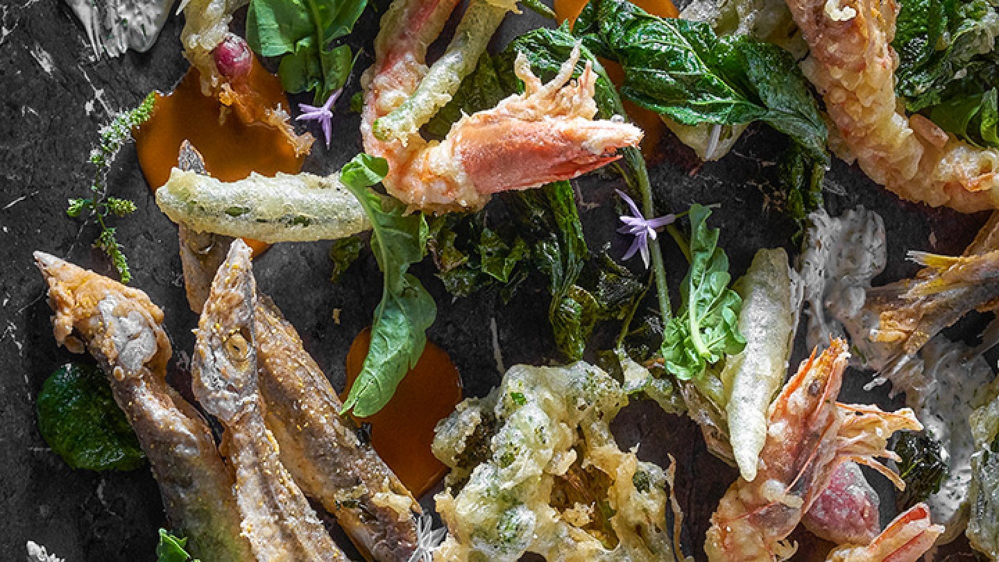 ירקות ודגים עונתיים בסגנון פריטו מיסטו | צילום: אנטולי מיכאלו | סטיילינג: ענת לבל