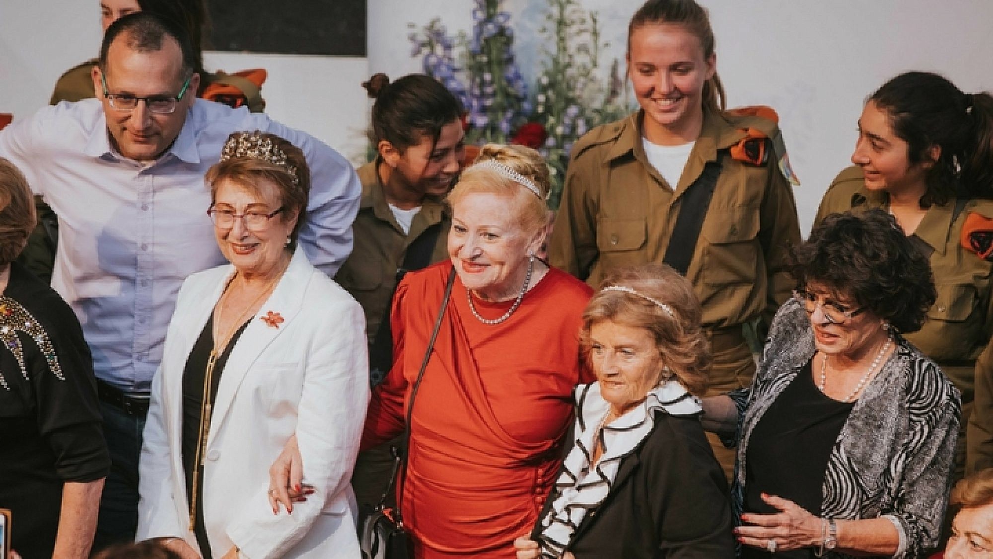 ניצולות השואה באירוע "גיבורות היופי" | צילום: אביב אברג'ל