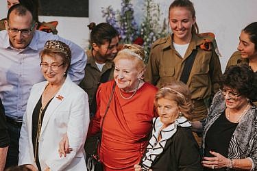 ניצולות השואה באירוע "גיבורות היופי" | צילום: אביב אברג'ל