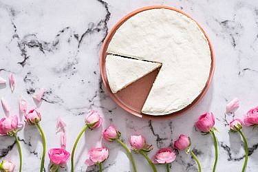עוגת גבינה אפויה של נמרוד אייזיק | צילום: אנטולי מיכאלו, סטיילינג: דינה אוסטרובסקי וירדן יעקובי