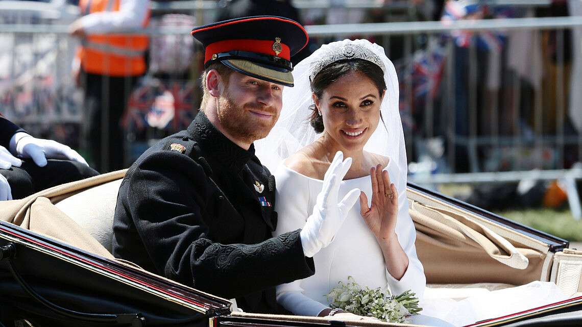 החתונה המלכותית של הנסיך הארי ומייגן מרקל | צילום: Gettyimages