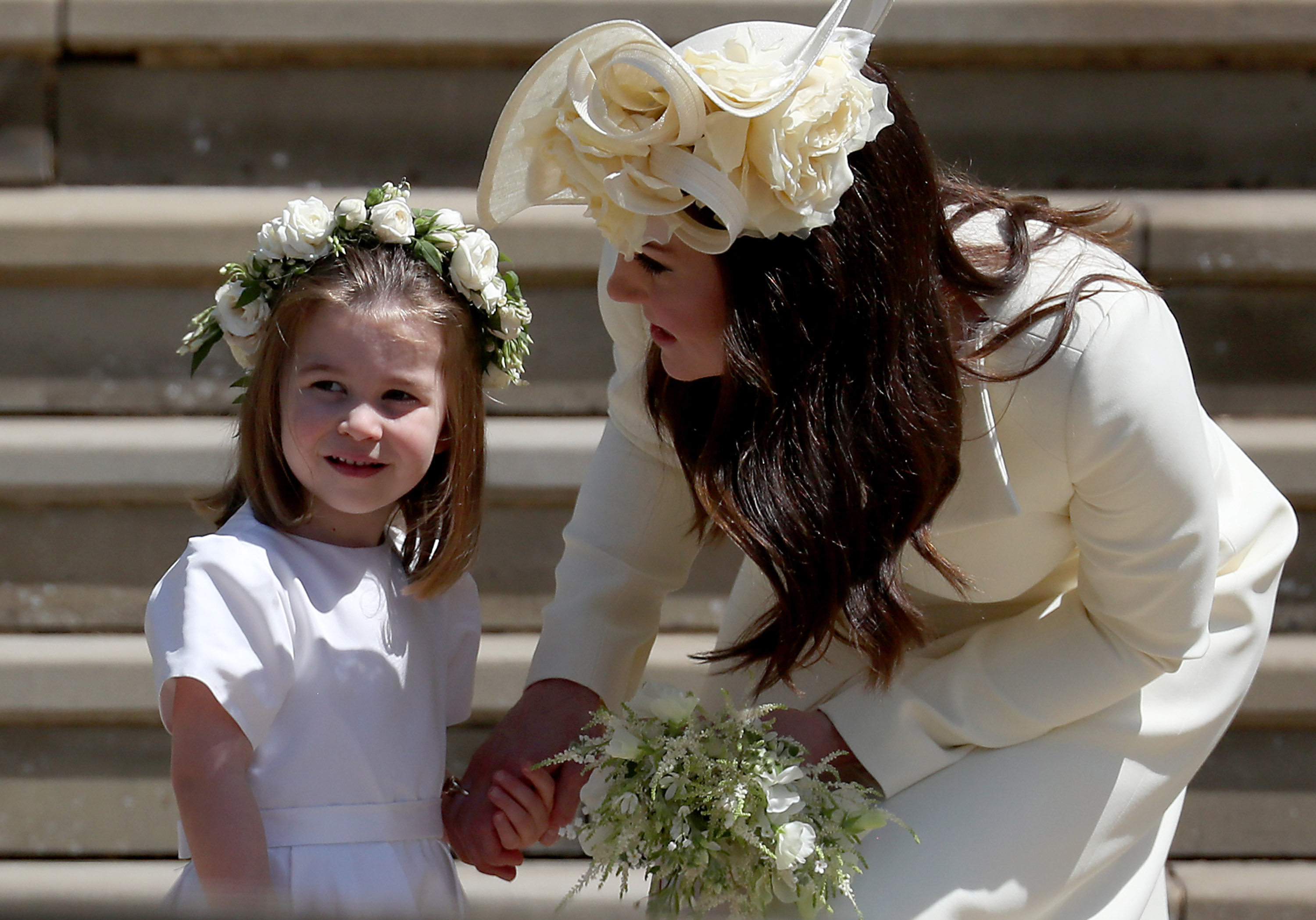 הנסיכה שרלוט בחתונה המלכותית של הנסיך הארי ומייגן מרקל | צילום: Gettyimages