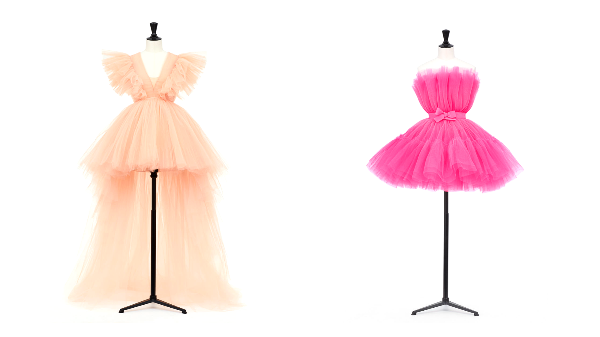 שמלות משיתוף הפעולה של ג'יאמבטיסטה ואלי ו- H&amp;M, מחירים: 399 דולר לשמלה הימנית ו-550 דולר לשמאלית | צילום מסך מהאתר של H&amp;M