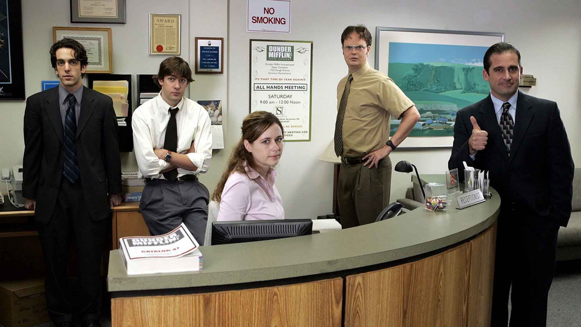 צילום מסך מתוך הסדרה "המשרד"