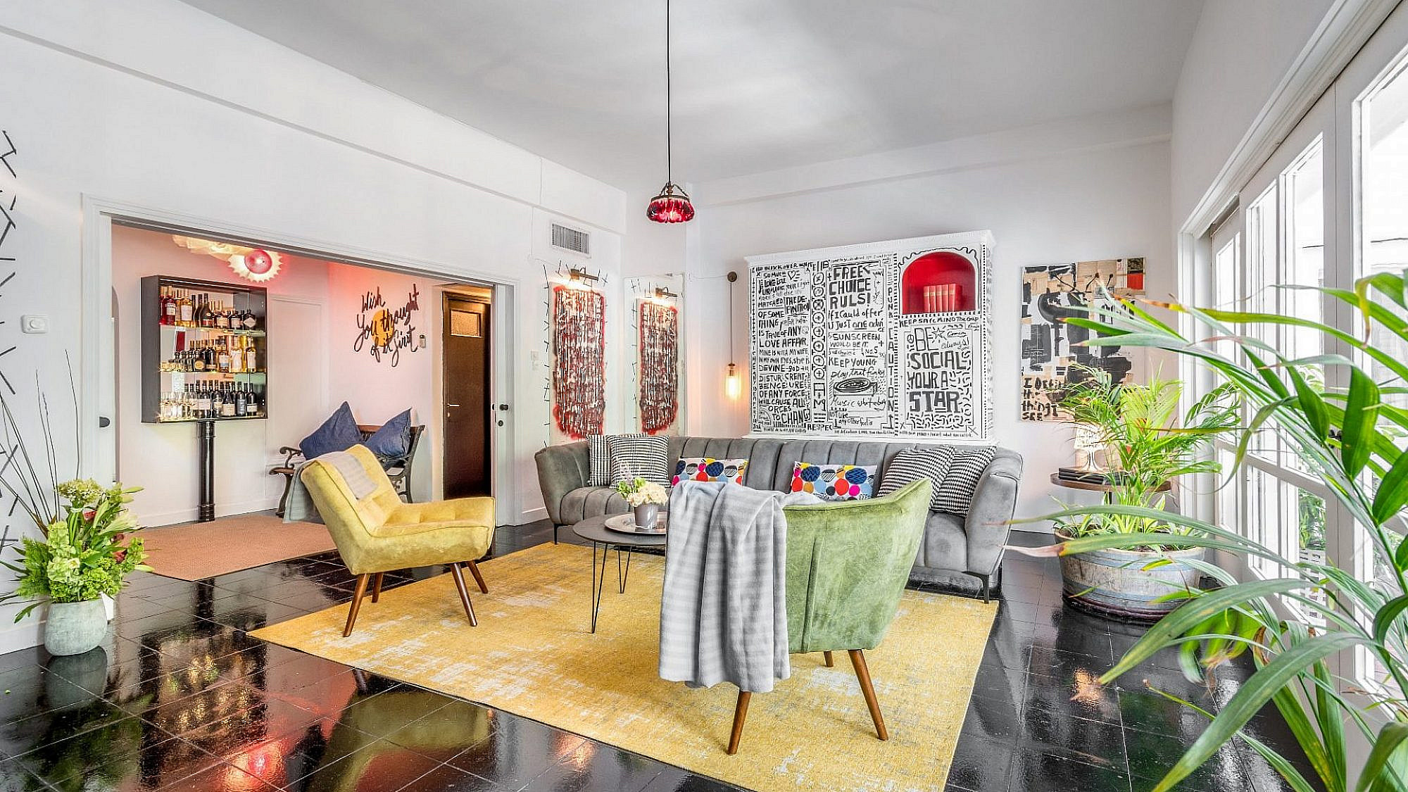דירת Airbnb בתל אביב | עיצוב וארט: יגיל וילר, צילום: עידן גיל