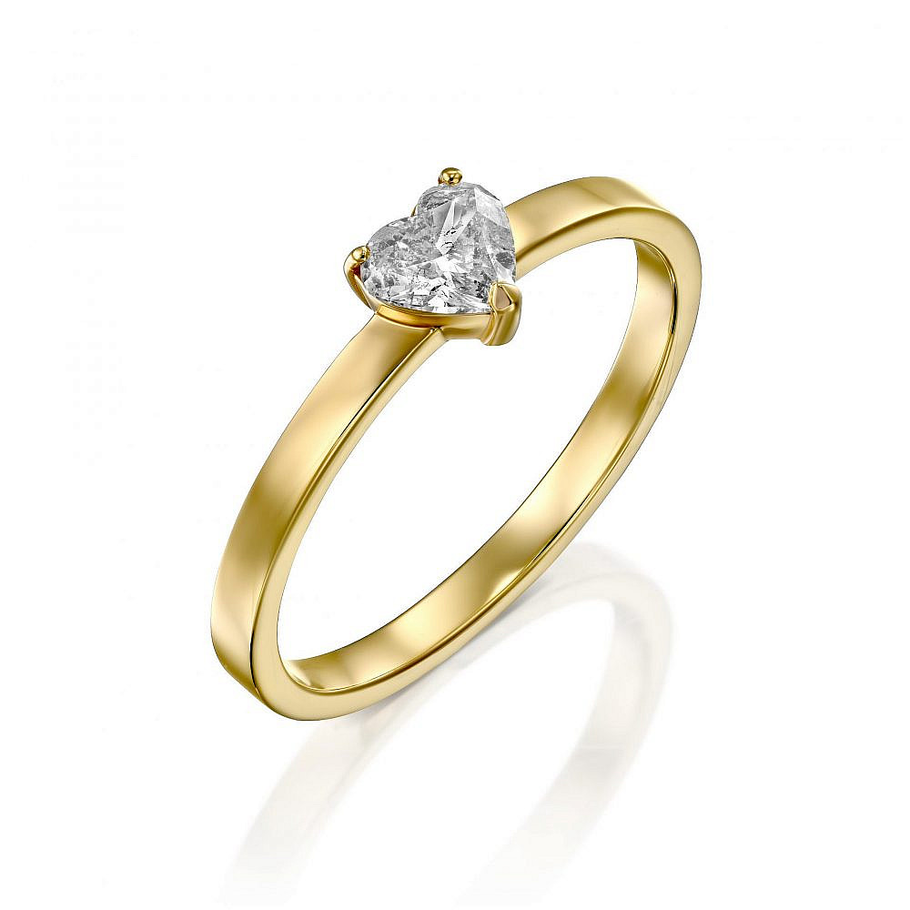ולנטיין 2021. טבעת זהב משובצת יהלום של LEVANARO, מחיר 5,200 ש&quot;ח | צילום: יח&quot;צ