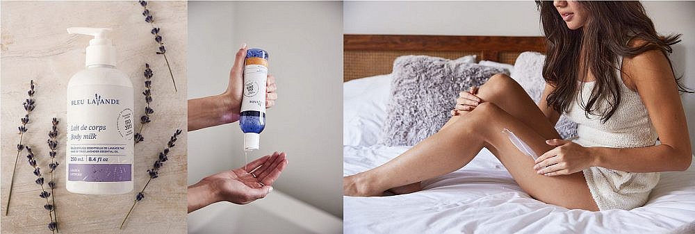 BLEU LAVANDE – מותג טיפוח גוף קנדי מבוסס על שמן לבנדר טהור הגדל בחוות לבנדר עצומה בקוויבק שבקנדה. את הריח אפשר רק לדמיין