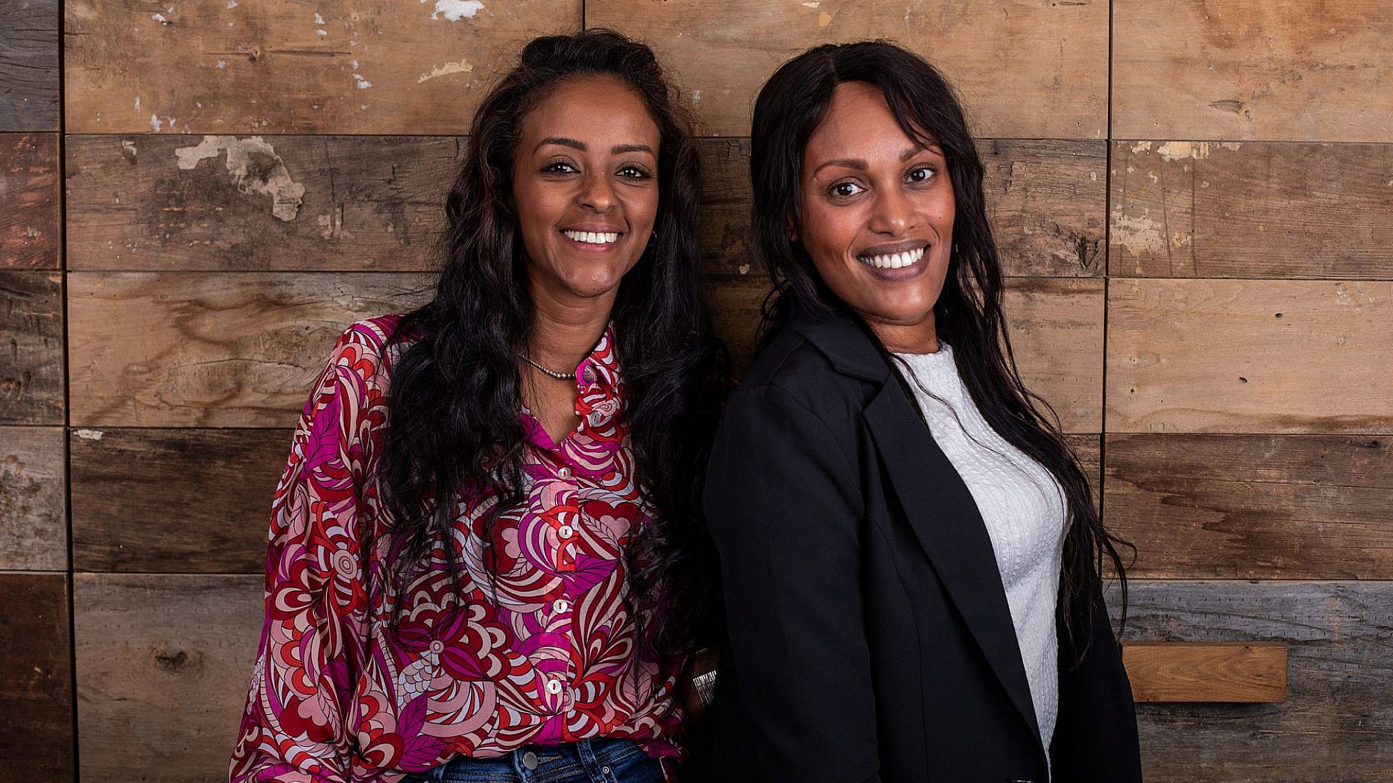 שמחה ז'נבה מלכאי ורחלי טדסה מלכאי, מנהלות קהילה "נשים אתיופיות מעצימות זו את זו" | צילום: מיקה גורוביץ