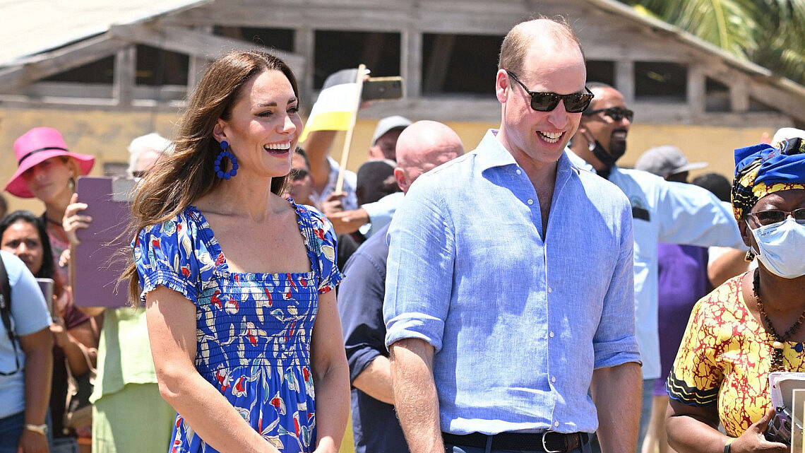 קייט מידלטון והנסיך וויליאם מבקרים בבליז | תמונה: gettyimages