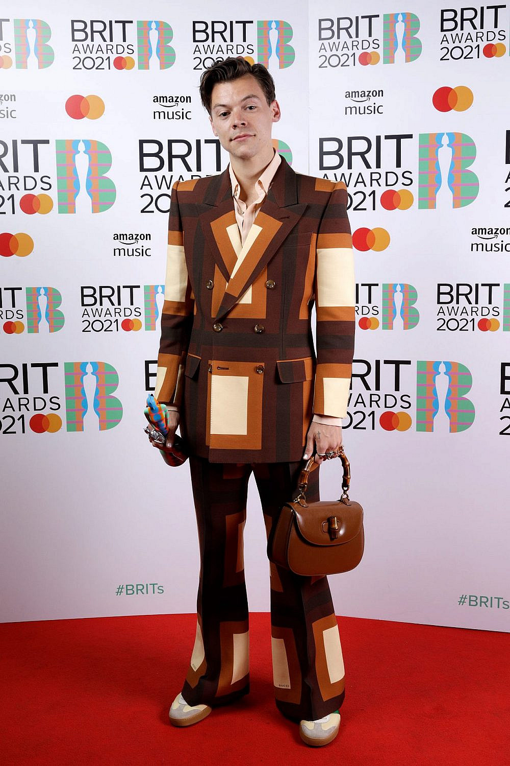 הארי סטיילס בטקס פרסי הבריט | צילום: JMEnternational/JMEnternational for BRIT Awards/Getty Images