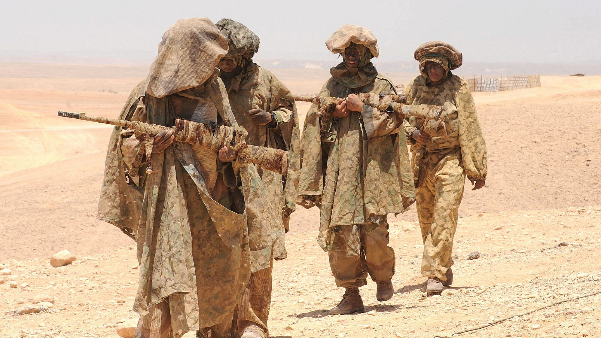 תרגיל צבאי של חיילות היבשה בבסיס שיזפון בערבה | צילום: משה מילנר, לע"מ תרגיל צבאי של חיילות היבשה בבסיס שיזפון בערבה | צילום: משה מילנר, לע"מ