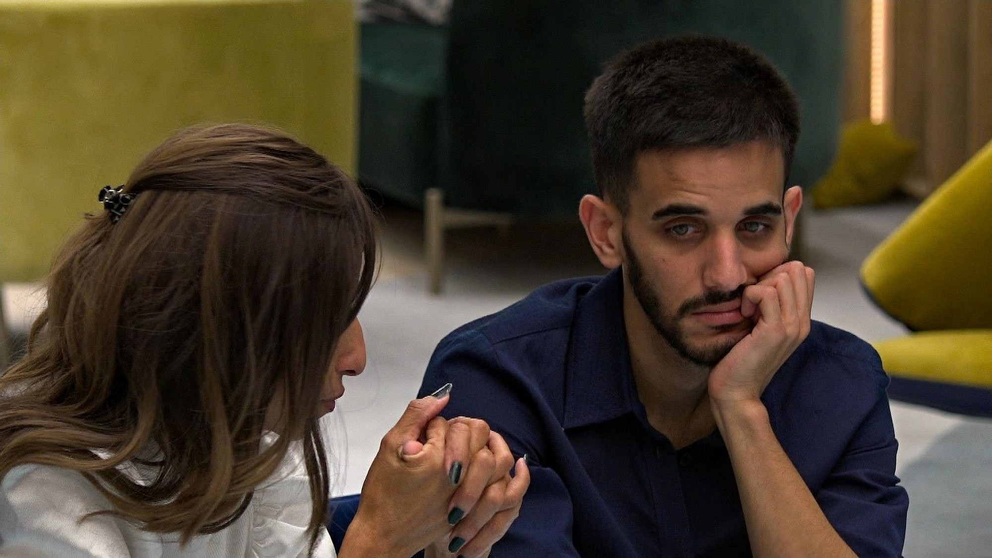 דינה וקאזם, האח הגדול I צילום מסך רשת 13 דינה וקאזם, האח הגדול I צילום מסך רשת 13