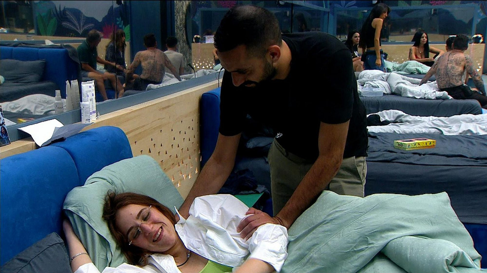 משה ושרין, האח הגדול I צילום מסך רשת 13 משה ושרין, האח הגדול I צילום מסך רשת 13