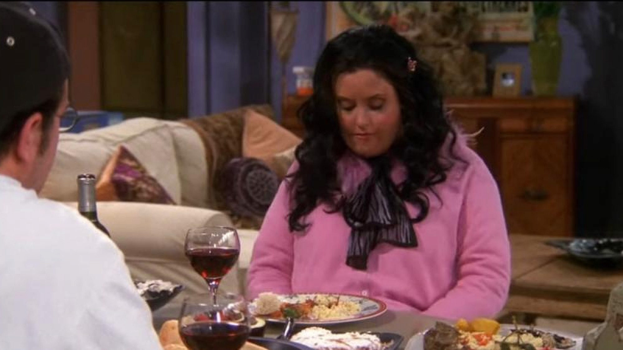 כולנו מפחדים להשמין | מוניקה בגרסה השמנה, צילום מסך מתוך "חברים", NBC