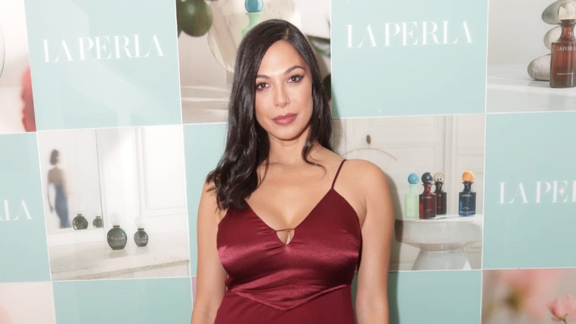 מורן אטיאס באירוע השקת בשמי הבוטיק של לה פרלה, שלושה שבועות אחרי הלידה | צילום: ענת מוסברג