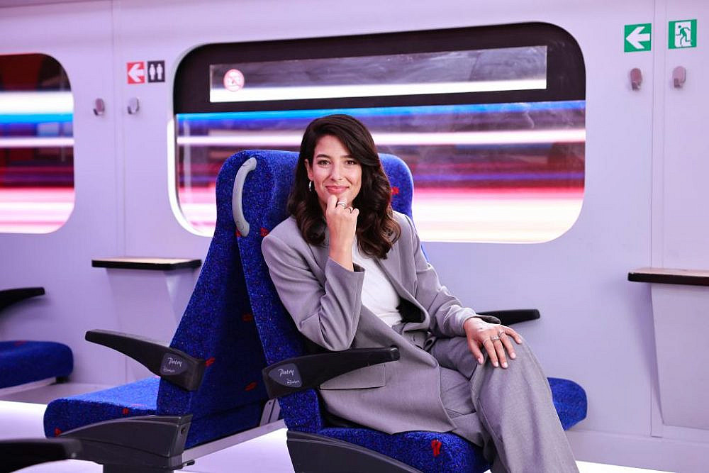 הפרזנטורית של רכבת ישראל. לני דון גבאי | צילום: ליאור נורדמן