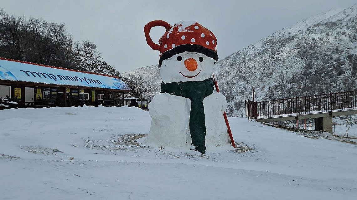 לבן ויפה מתמיד, ושוב פתוח. הר חרמון | צילום: אתר החרמון