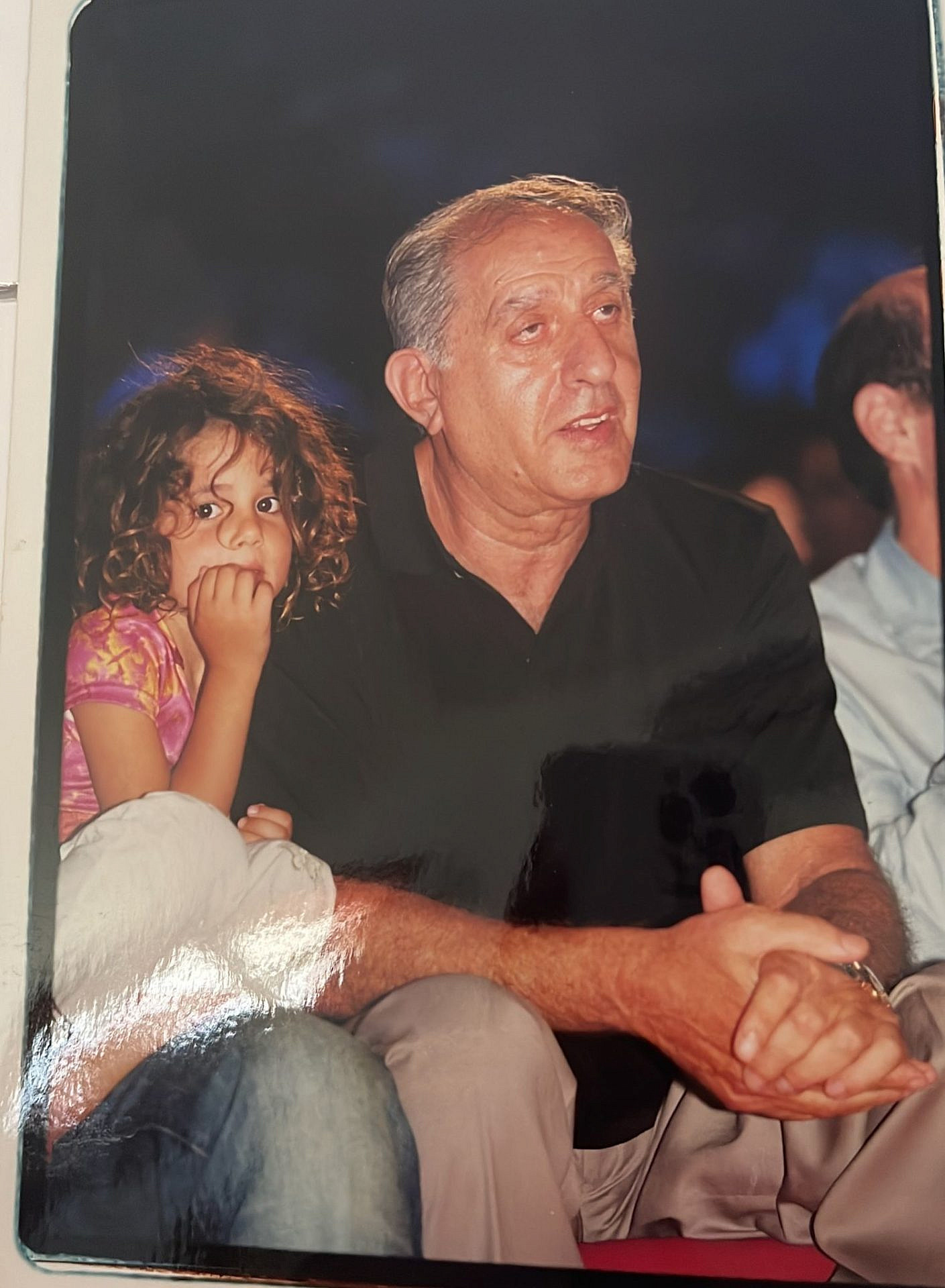 רוני מרון קליין עם סבא רלף קליין ז&quot;ל | צילום: פרטי