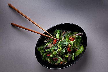 ירקות סיניים של "טאיזו" | צילום: שרית גופן