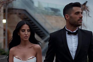 בר כהן ואליאב טעטי ביום חתונתם | צילום: שי בוזגלו