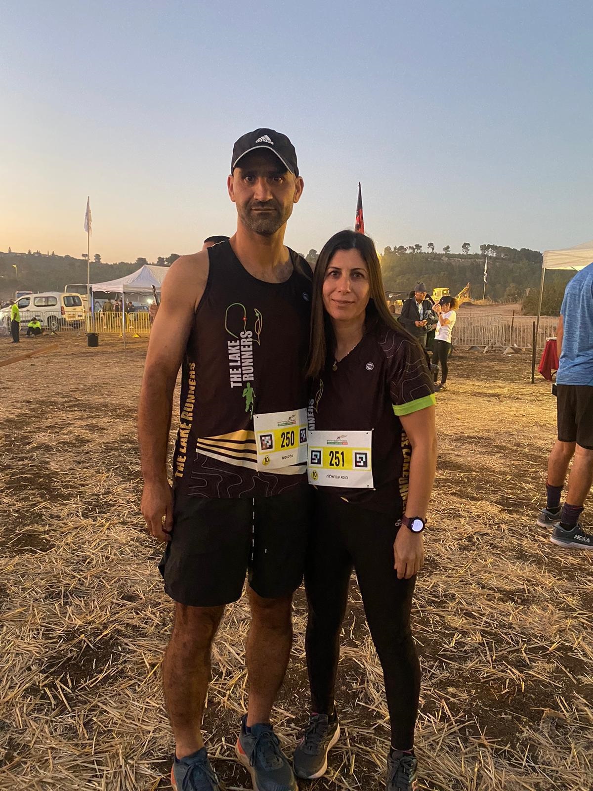 "עכשיו אני צריכה להכיר את עצמי מחדש בלי החצי השני שלי". סא"ל עלים עבדאללה ז"ל ואשתו מונה | צילום: באדיבות המשפחה