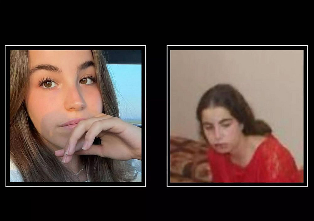 אגם ברגר לפני ואחרי החטיפה | צילום: רשתות חברתיות לפי סעיף 27