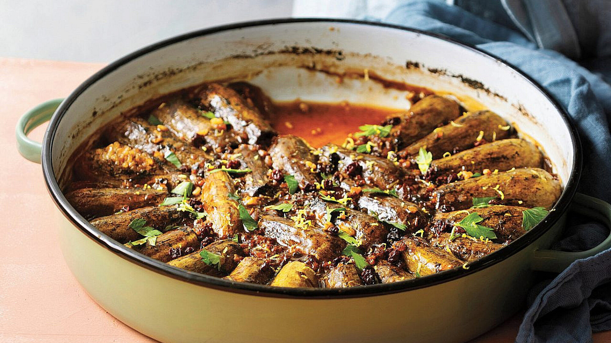 קישואי בלאדי ממולאים באורז מלא של מרב סריג | צילום: דניאל לילה, סגנון: אוריה גבע