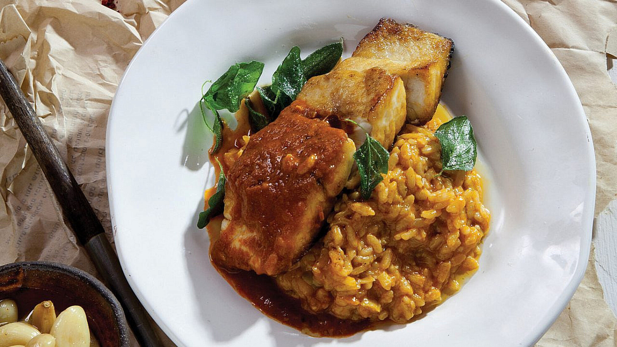 ריזוטו חריימה של אביב משה | צילום: דניאל לילה