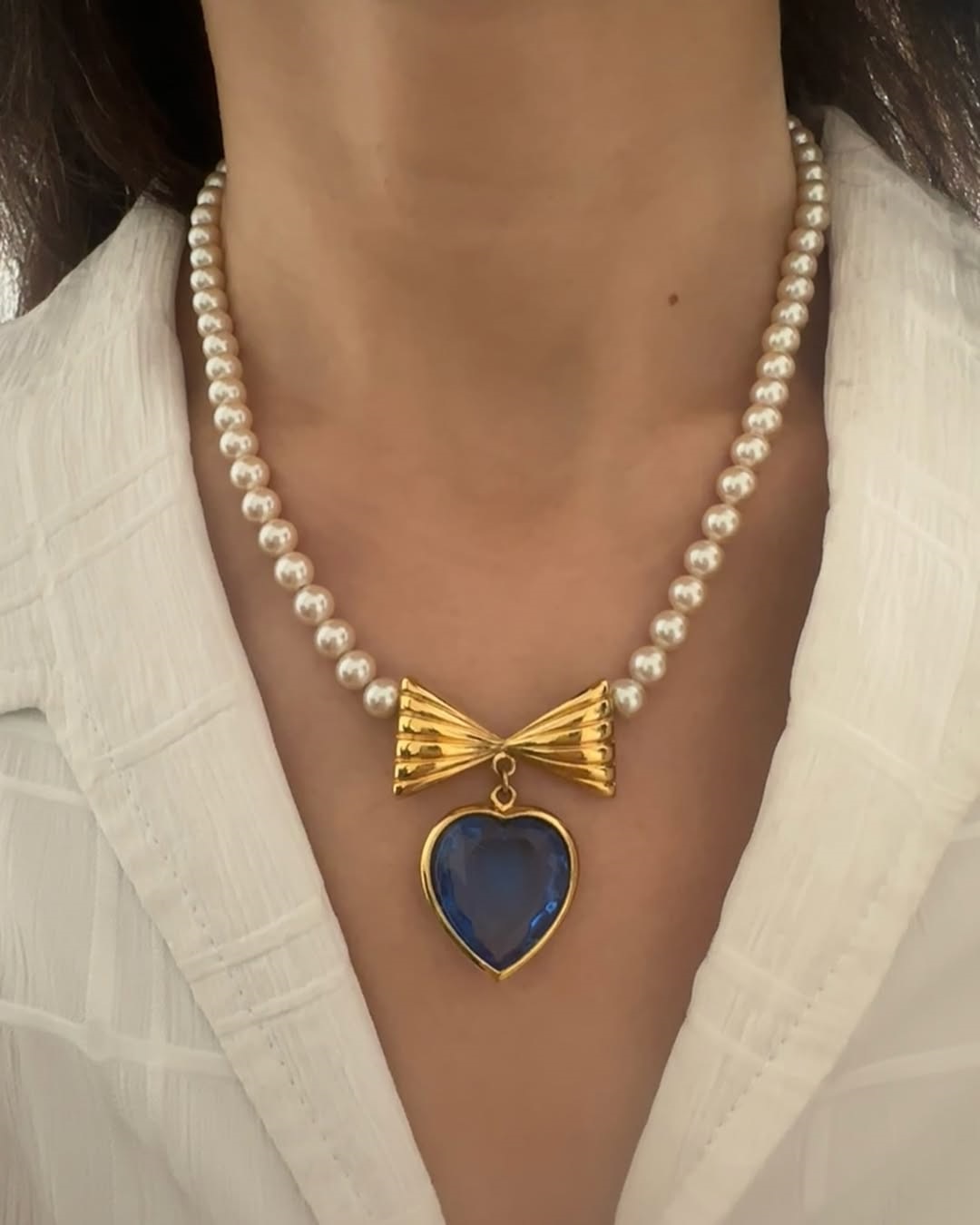 LA RUE DOREE. שרשרת וינטג' מפריז, ביריד Vintage Me Up בתל אביב | צילום: אינסטגרם la_rue_doree@