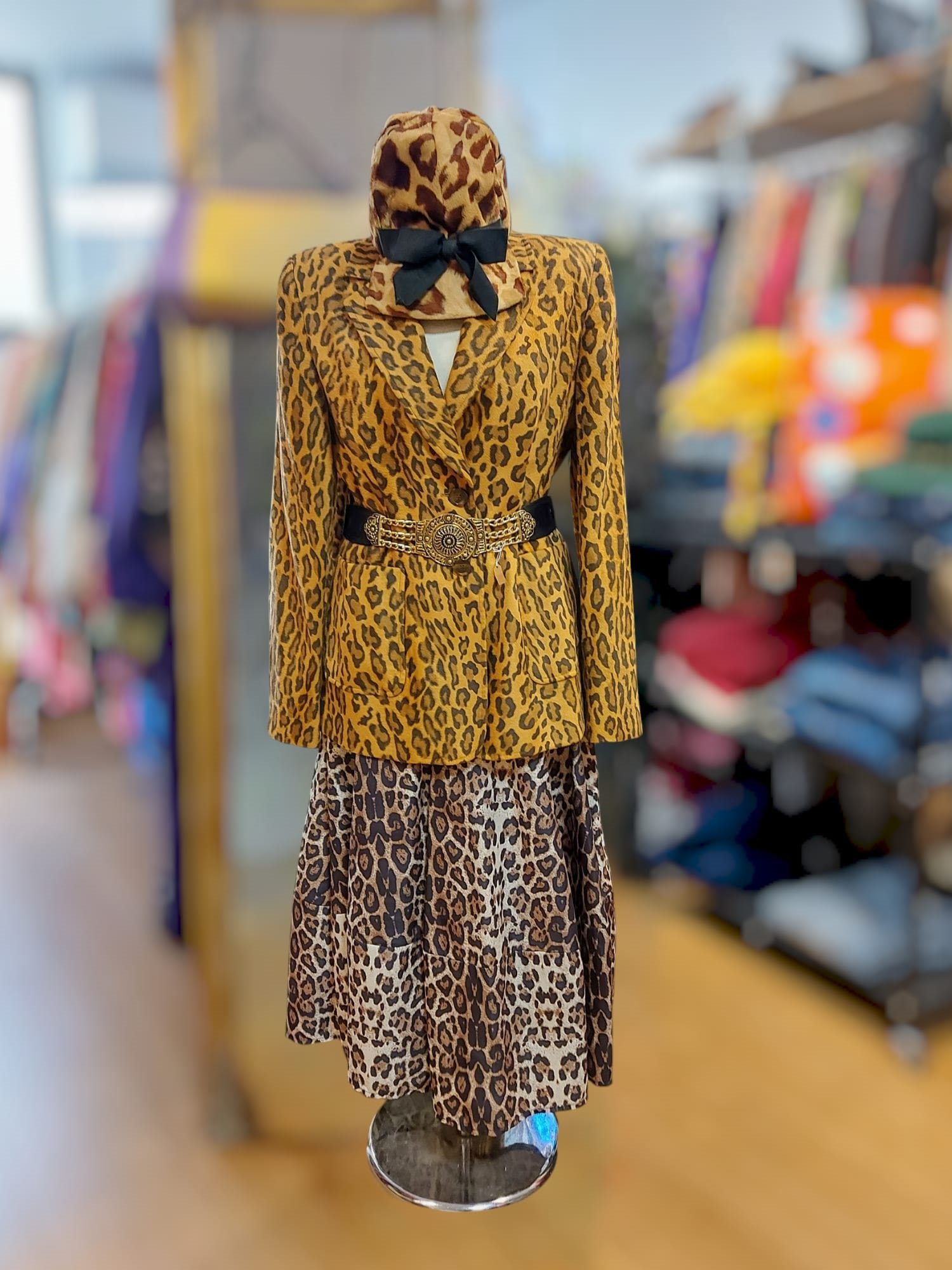 בתשיניסטה. לוק מנומר ביריד Vintage Me Up בתל אביב | צילום: אינסטגרם batchinista_@