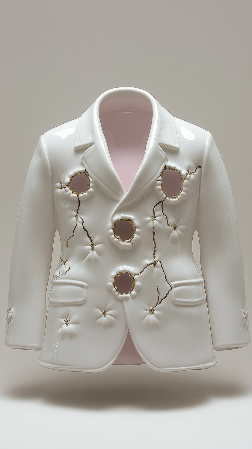 עבודה של האמן ברק רותם Bullet Jacket בתערוכה Keep it together | צילום: יח&quot;צ