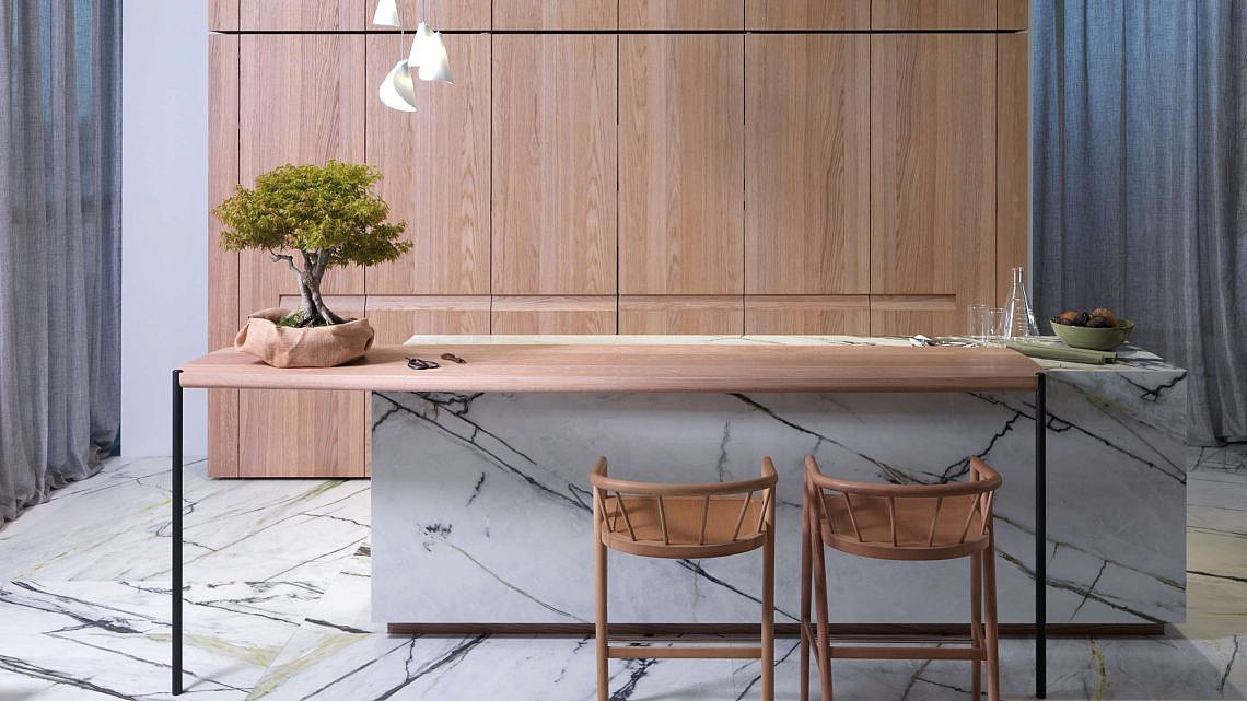 משנה את כללי המטבח. Hidden Kitchen של המותג הבנלאומי PORCELANOSA | צילום: יח"צ