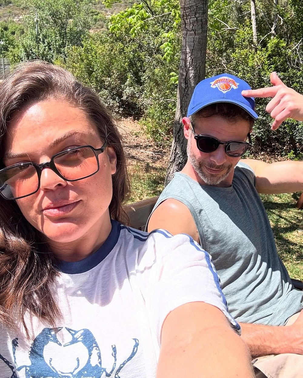 הקקה של כולנו עשוי מאותם חומרים. קרן שחם עם בן זוגה | צילום: אינסטגרם kerenshaham@