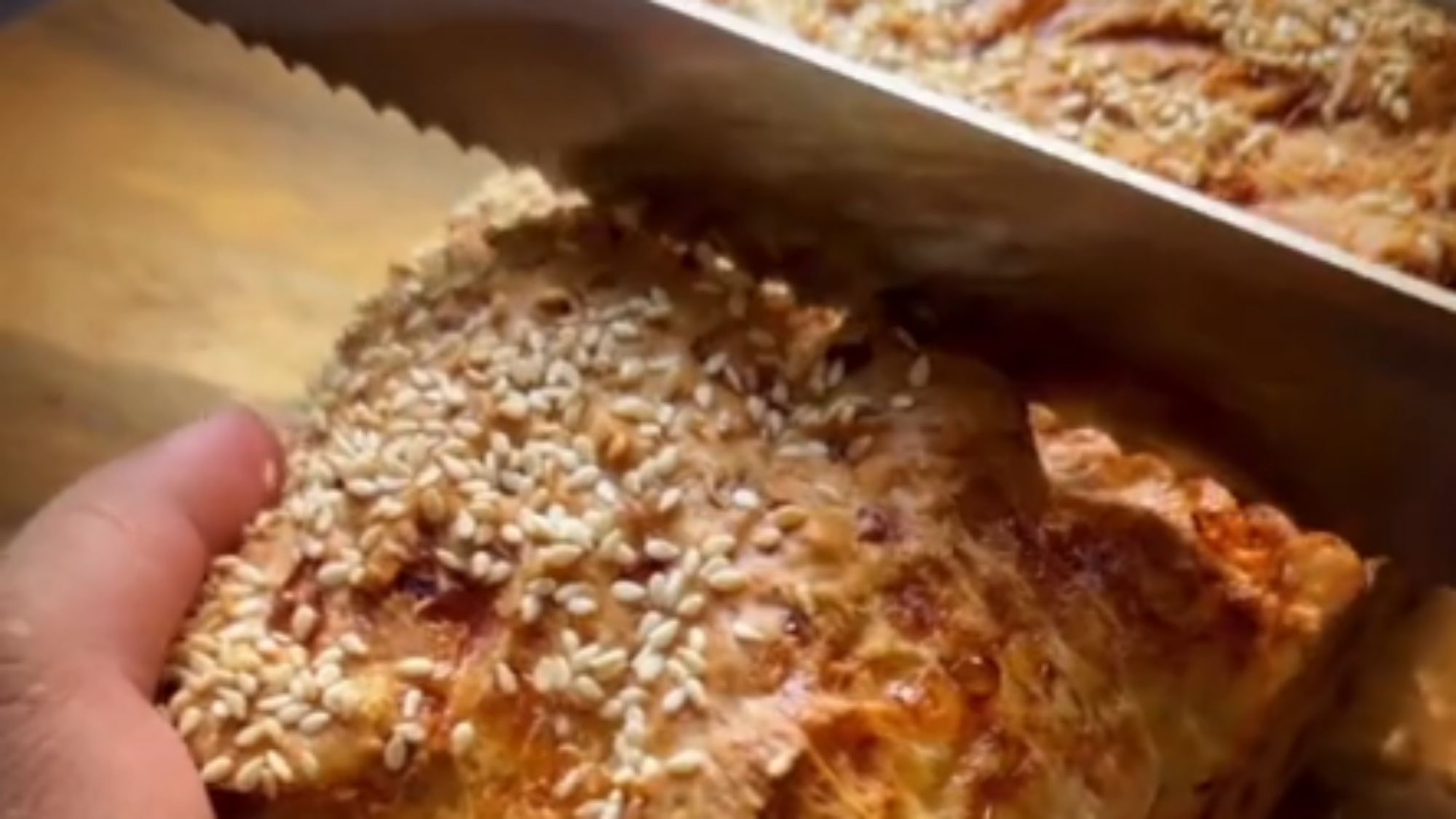 לחם קוטג' של גיא שוקרון | צילום: tiktok.com/@guy.shukrun