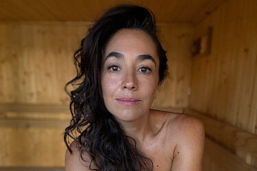 בשוק מהחום. מיה אלחלל | צילום: אלבום פרטי