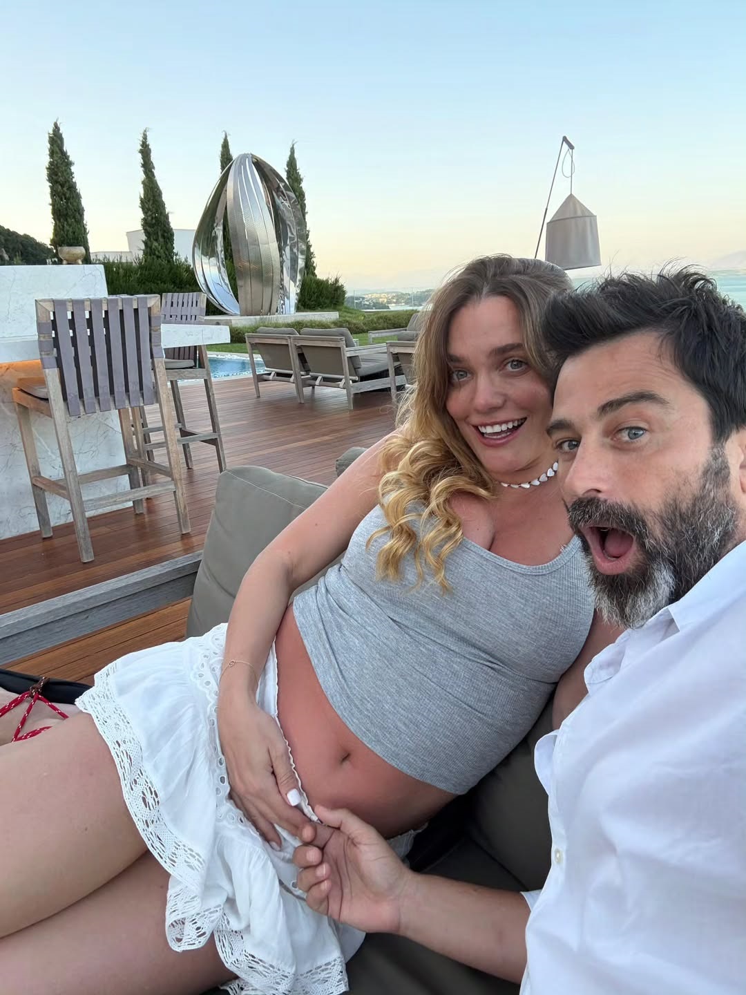 דנה פרידר ויהודה לוי בפוסט ההכרזה על ההיריון | צילום: אינסטגרם danafrider@