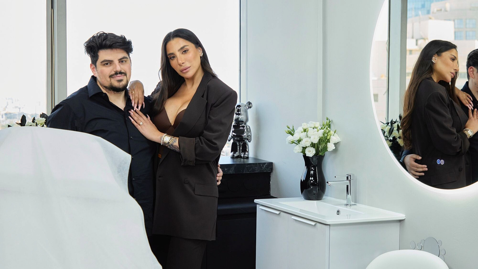 אינה סטיוארט וד"ר אביחי חפיזוב. צילום: נאור אראמי אינה סטיוארט וד"ר אביחי חפיזוב. צילום: נאור אראמי