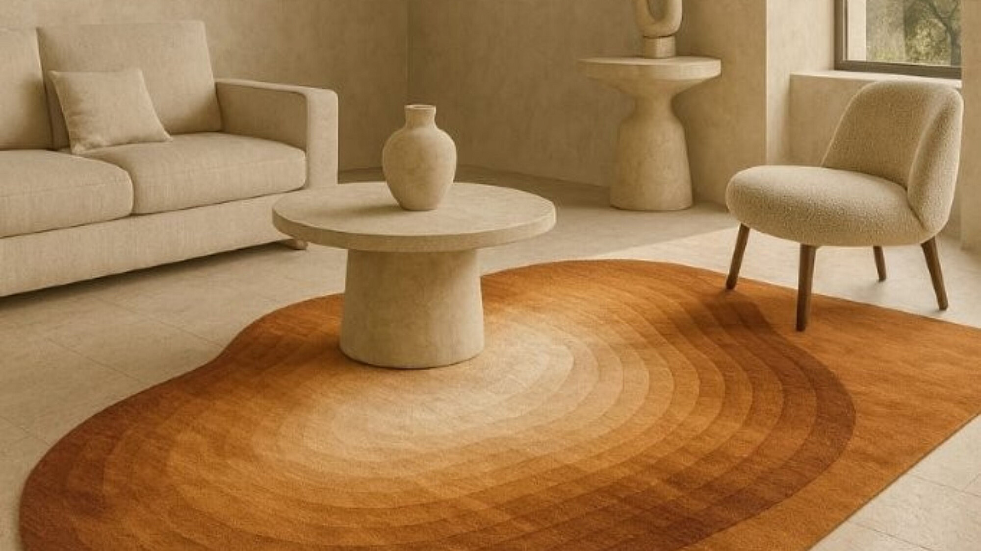 חמרה זה הצבע החם ביותר. שטיחים של RUGS&CO | צילום: יח"צ