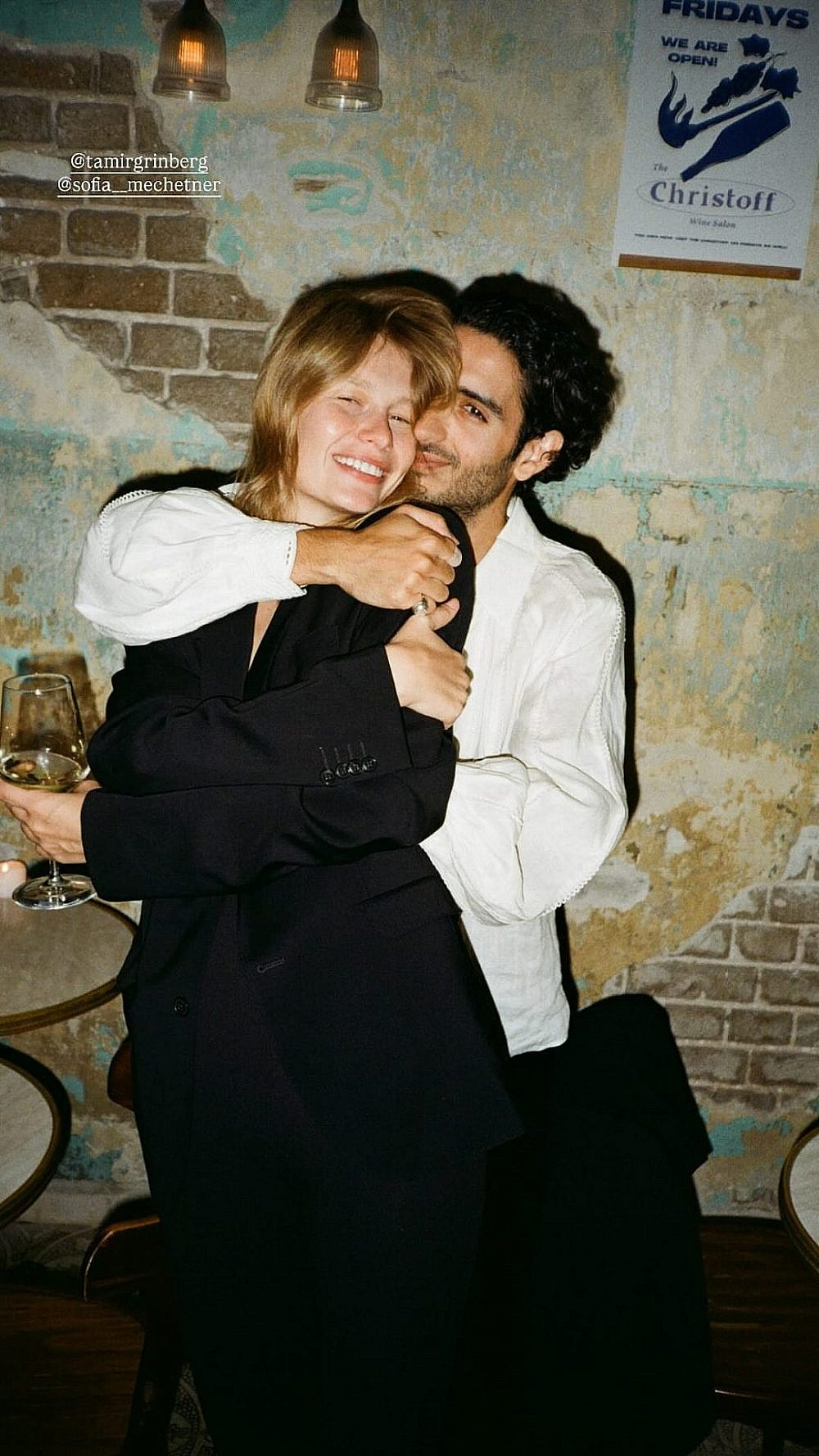 ווי קוד בי לאברז. תמיר גרינברג וסופיה מצ'טנר | צילום: אינסטגרם tamirgrinberg@