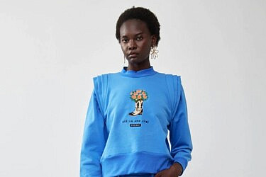 סטלה ולורי. סווטשירט 690 ש"ח, מכנסיים 590 ש"ח | צילום: ליאור קסון