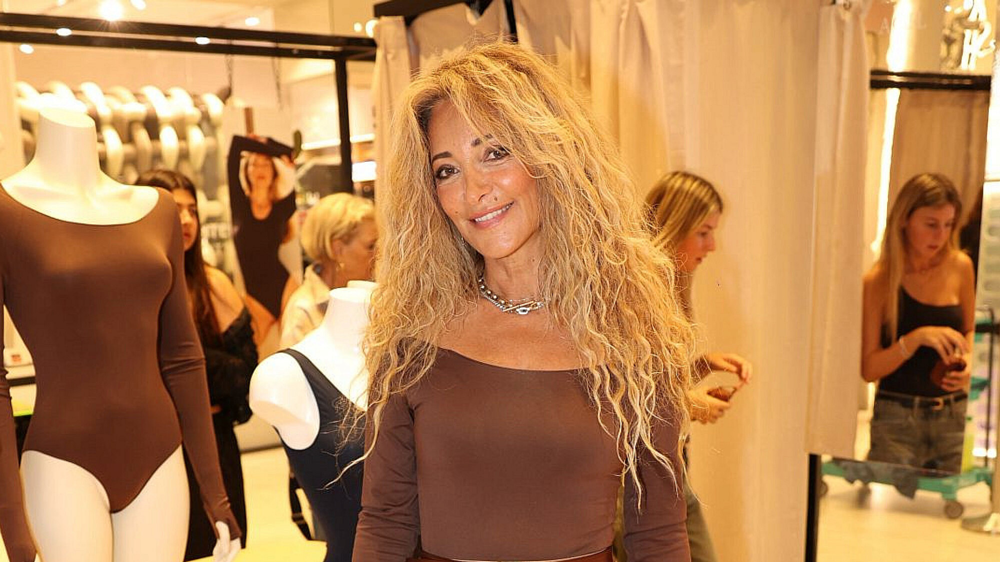 אורנה אלוביץ' בהשקת הפופ-אפ של NOODY בקניון עופר רמת אביב | צילום: אור גפן